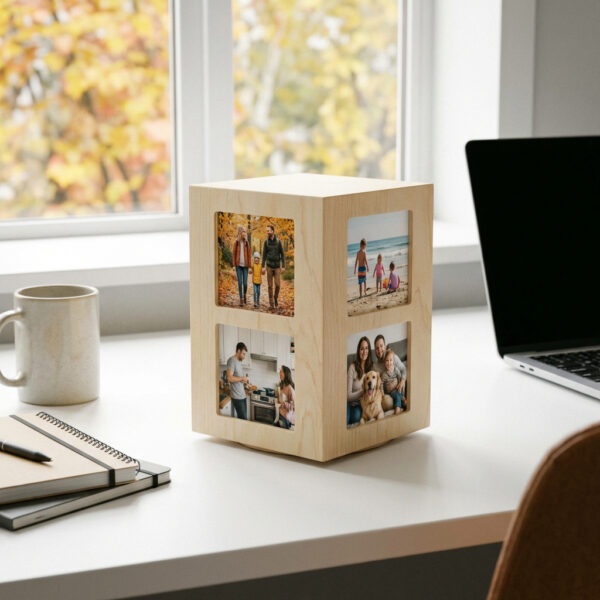 Rotating Cube Photo Frame Prompt